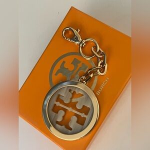 Tory Burch key chain, purse charm